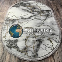 Турецкий ковер Amiral 23270 096 Серый овал